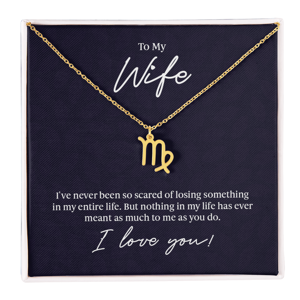 To My Wife Zodiac Symbol Necklace
