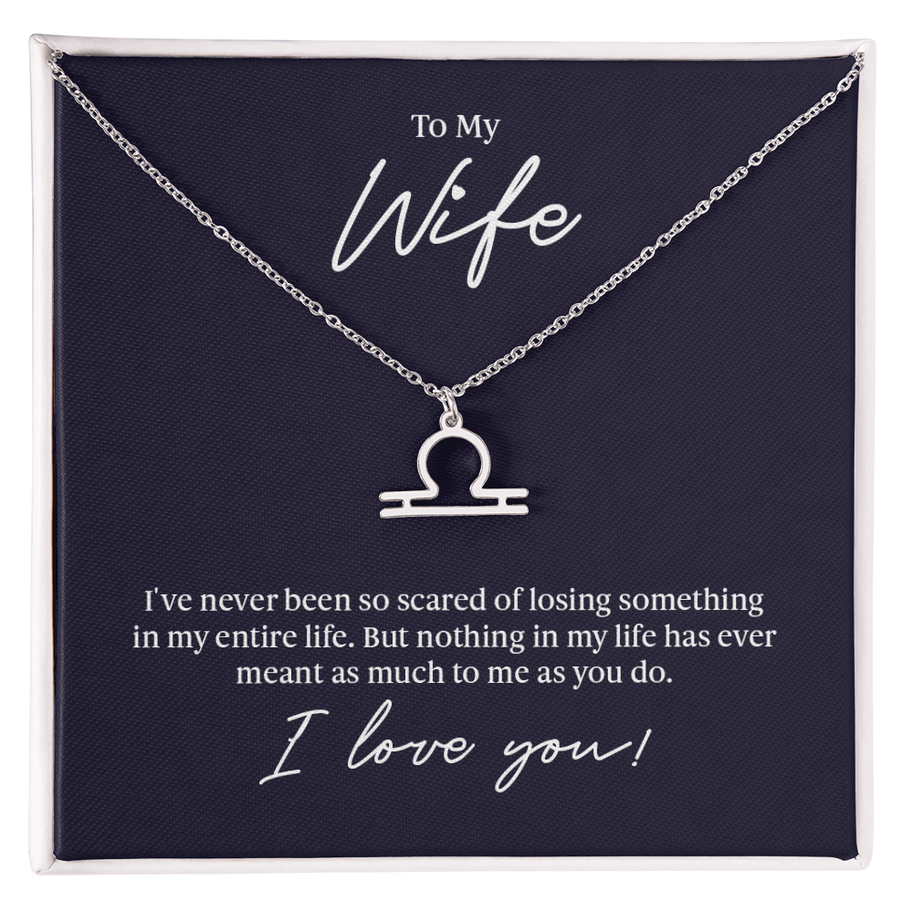 To My Wife Zodiac Symbol Necklace