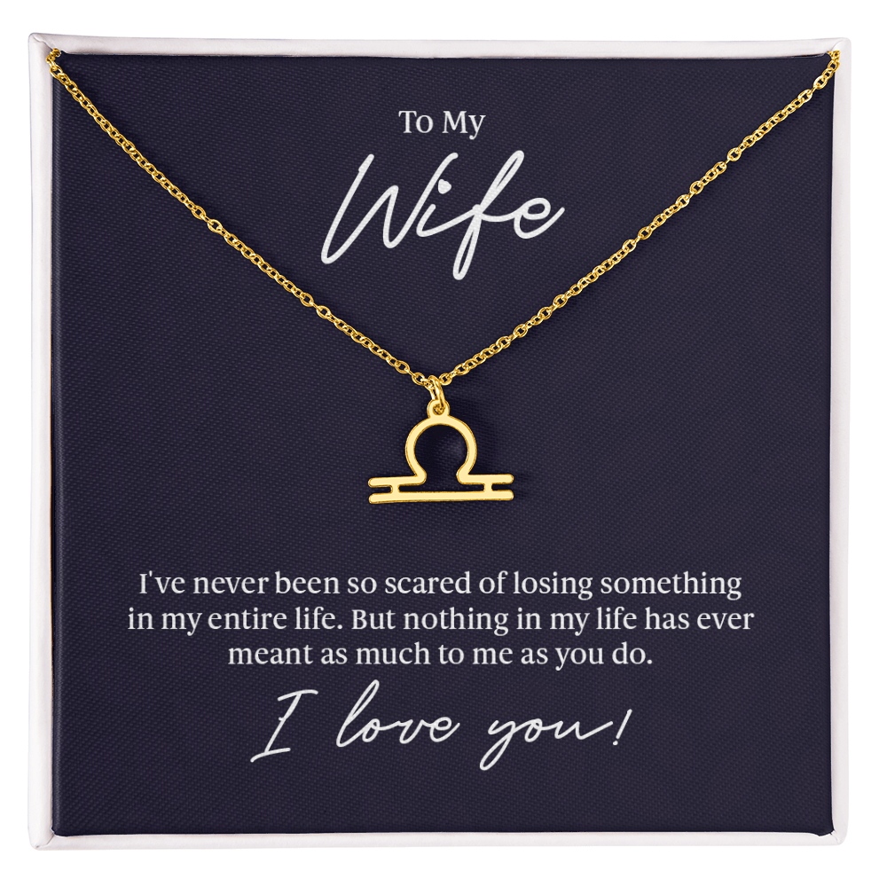To My Wife Zodiac Symbol Necklace