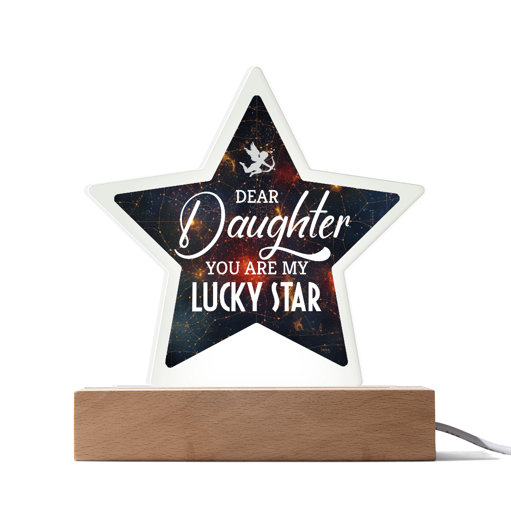 Acrylic Star Plaque Keepsake Gift