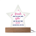 Acrylic Star Plaque Keepsake Gift