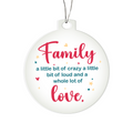 Acrylic Bulb Ornament Keepsake Gift