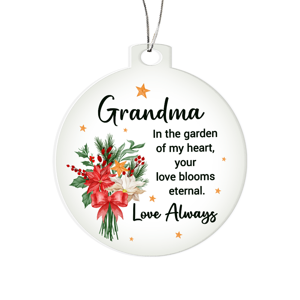 Acrylic Bulb Ornament Keepsake Gift