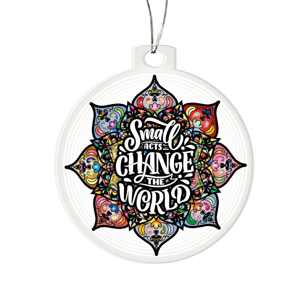 Acrylic Bulb Ornament Keepsake Gift