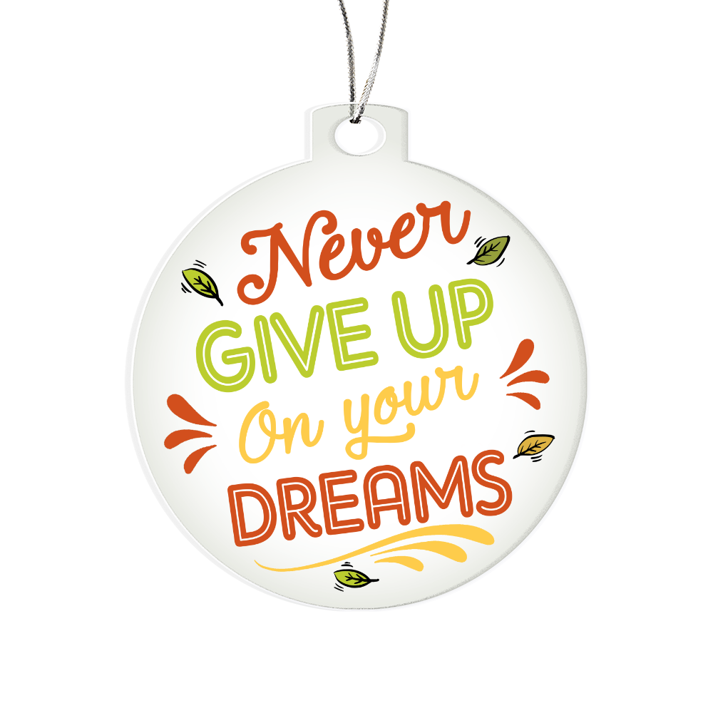 Acrylic Bulb Ornament Keepsake Gift