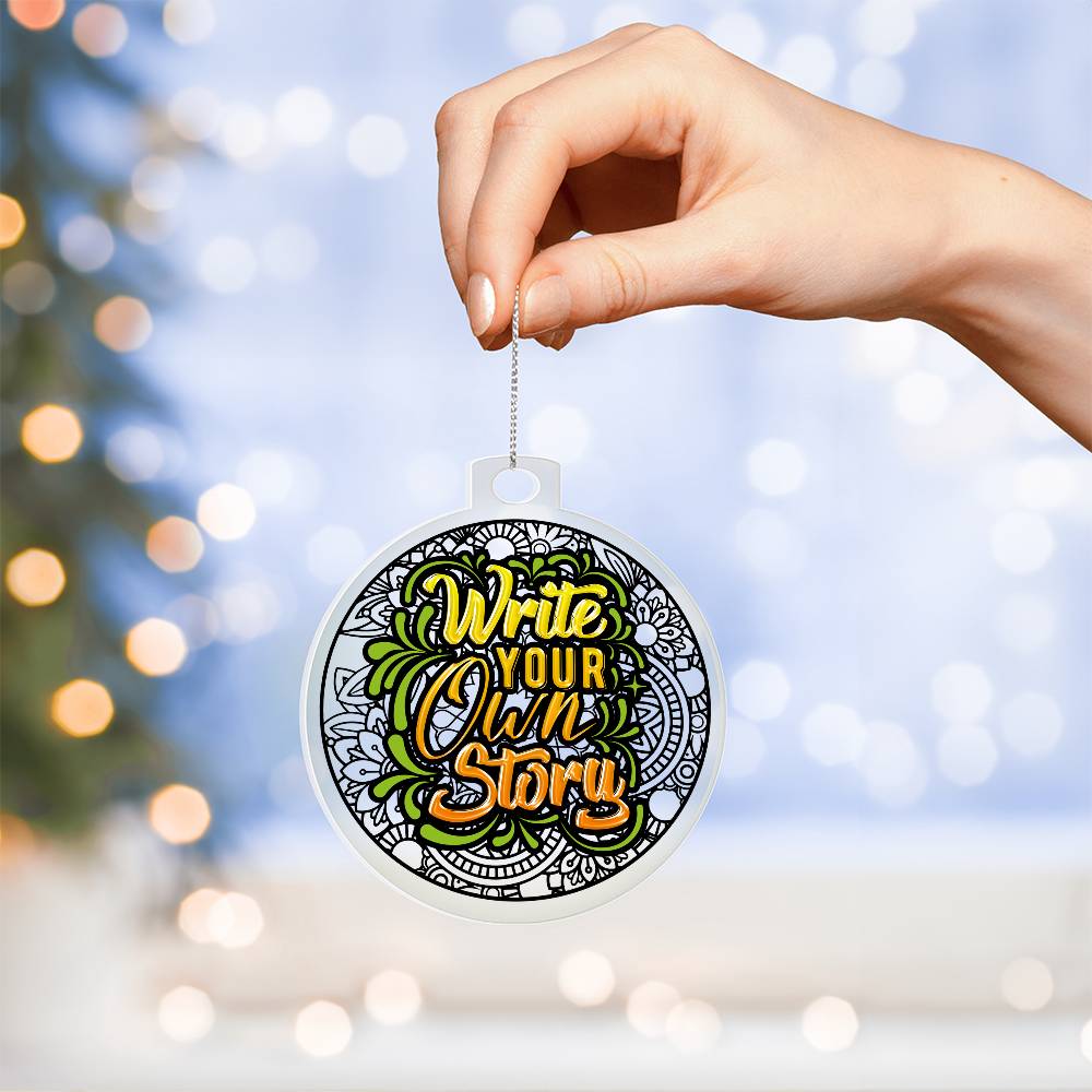 Acrylic Bulb Ornament Keepsake Gift