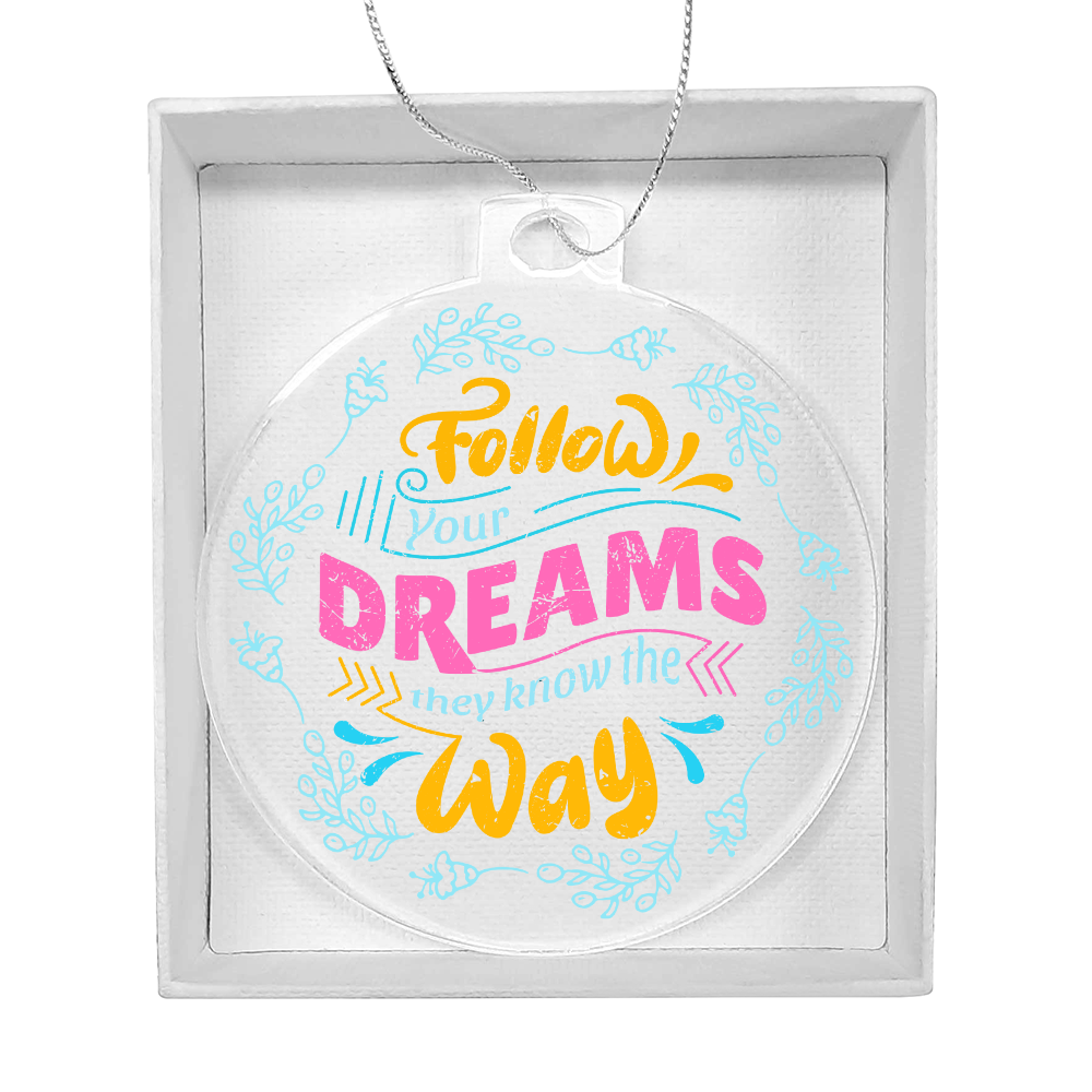 Acrylic Bulb Ornament Keepsake Gift