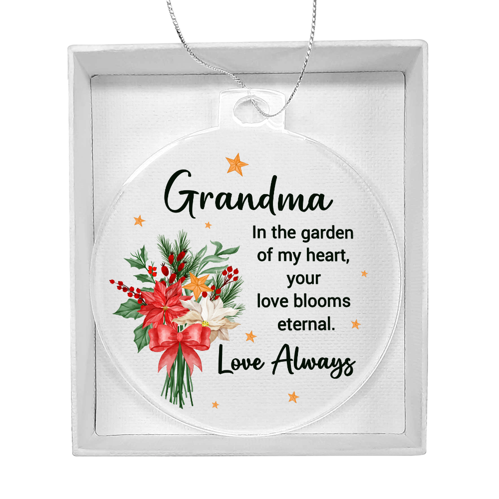 Acrylic Bulb Ornament Keepsake Gift