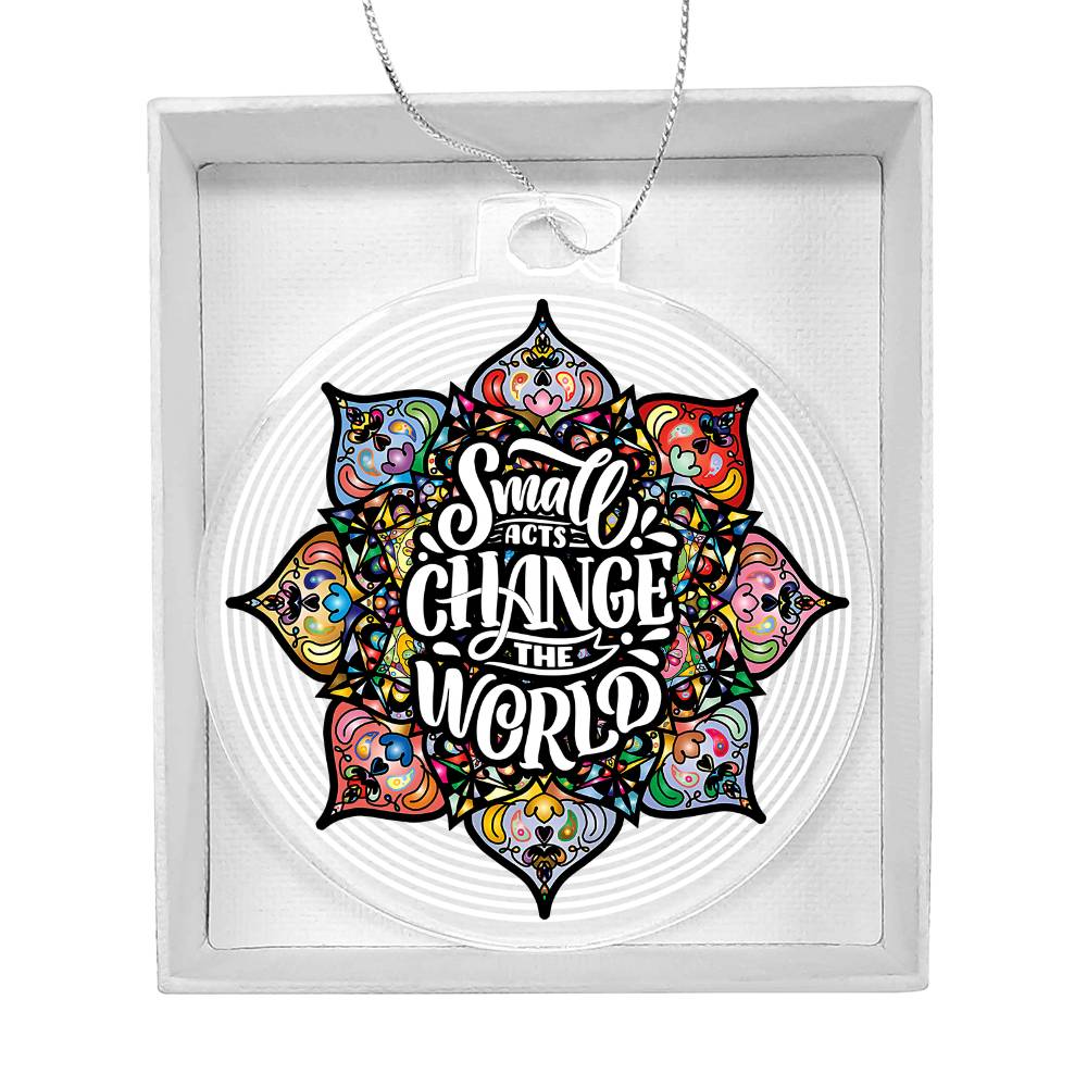 Acrylic Bulb Ornament Keepsake Gift
