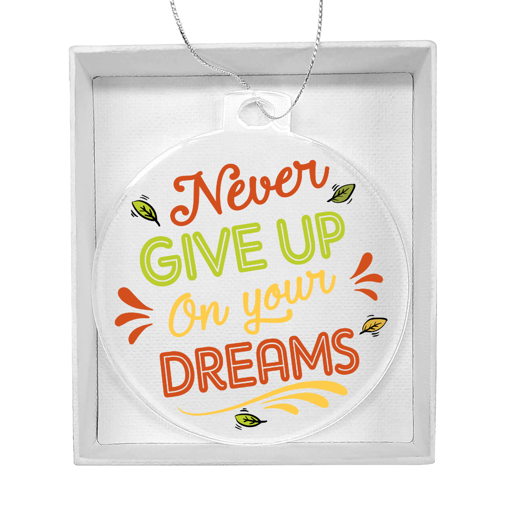 Acrylic Bulb Ornament Keepsake Gift