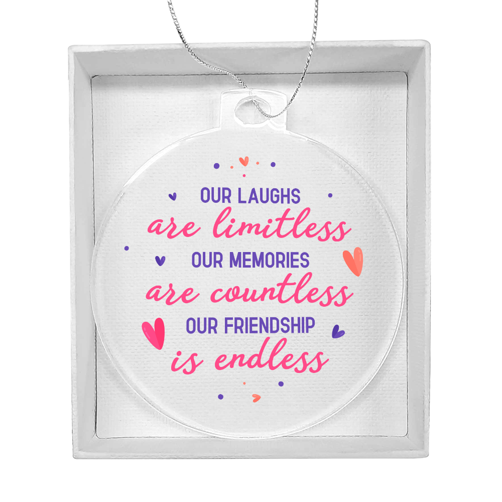 Acrylic Bulb Ornament Keepsake Gift