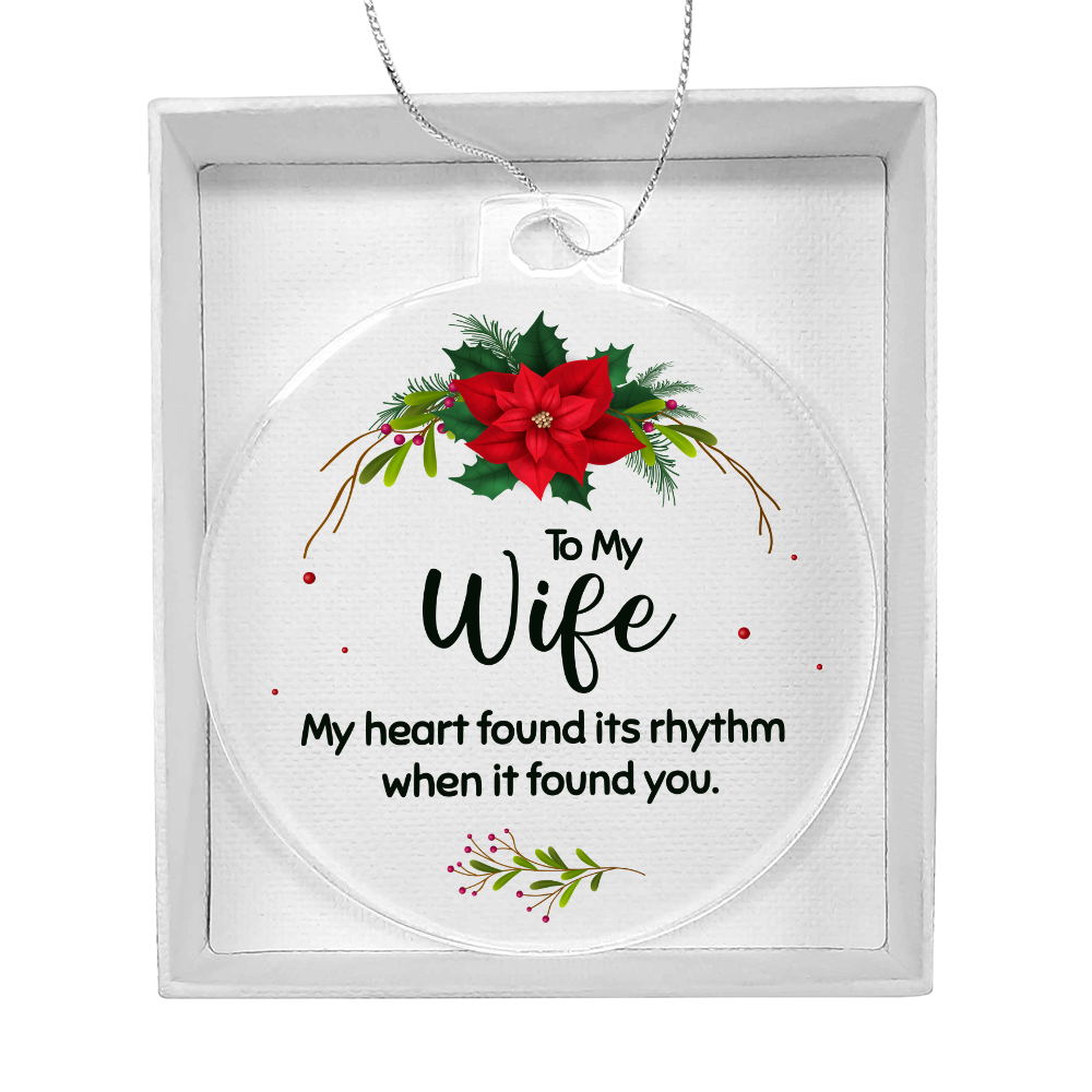 Acrylic Bulb Ornament Keepsake Gift