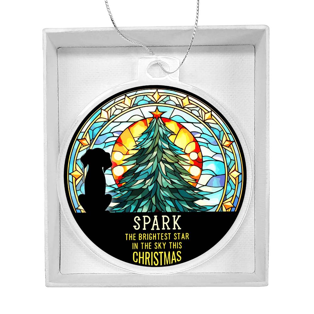 Acrylic Bulb Ornament Keepsake Gift