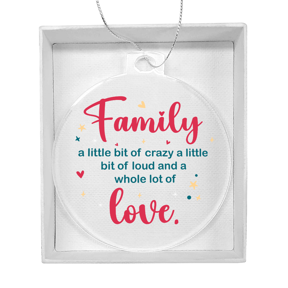 Acrylic Bulb Ornament Keepsake Gift