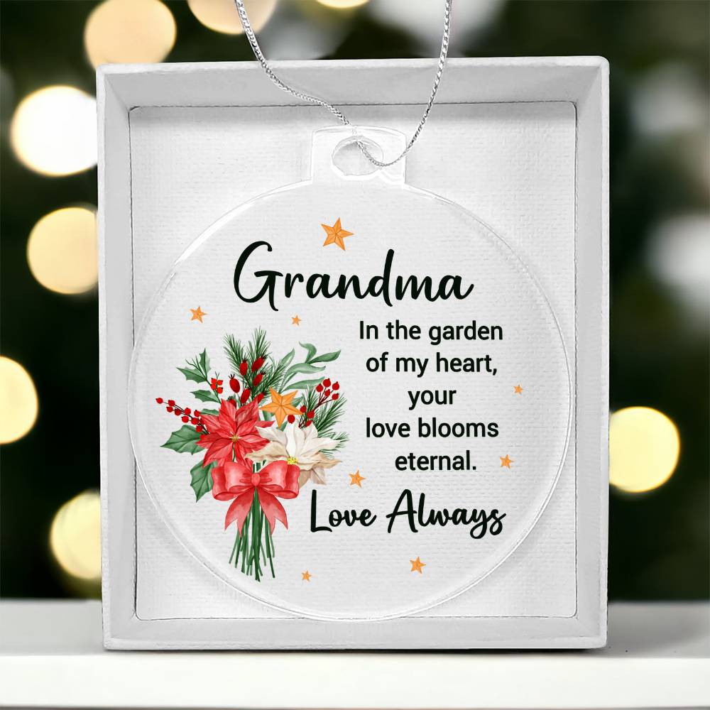 Acrylic Bulb Ornament Keepsake Gift