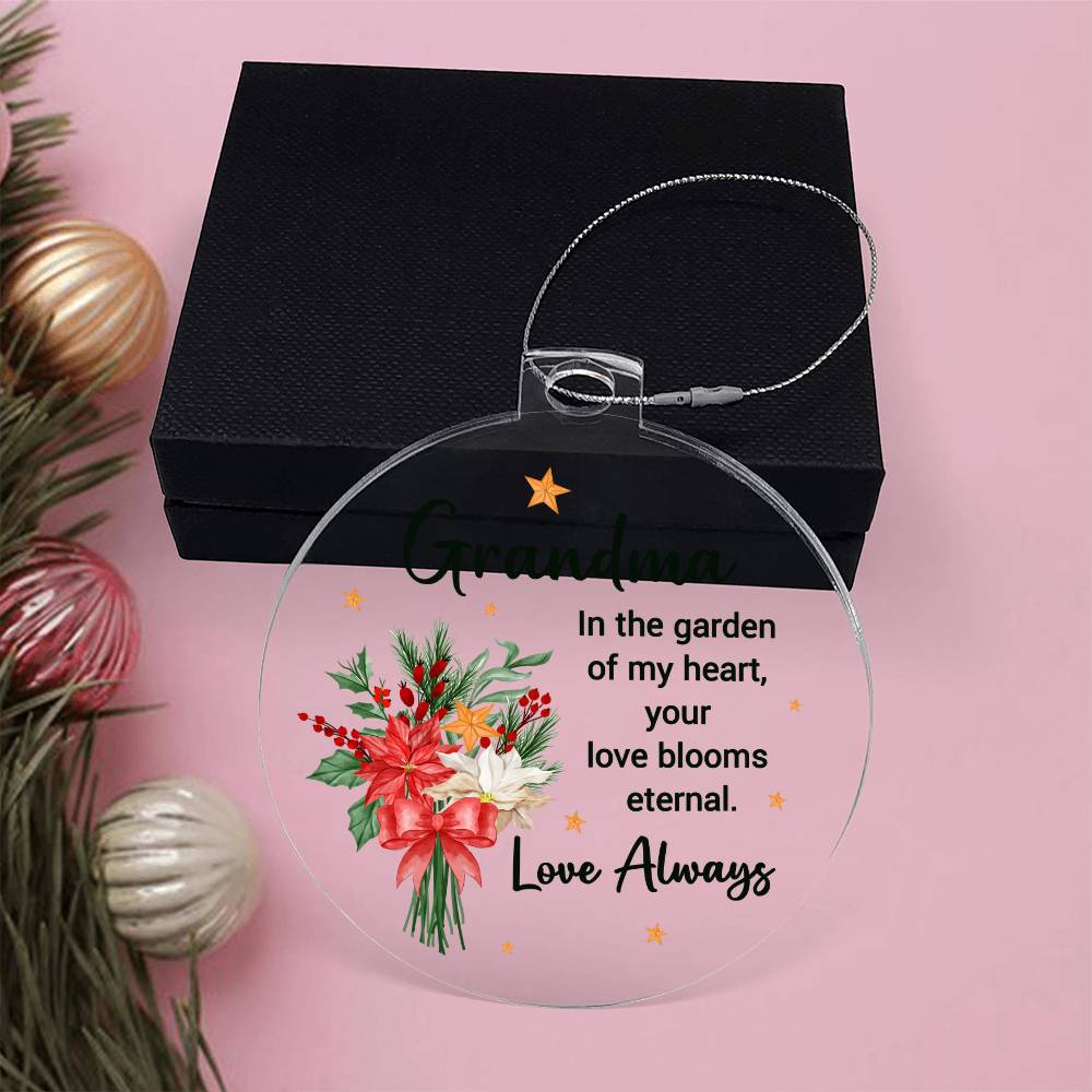 Acrylic Bulb Ornament Keepsake Gift