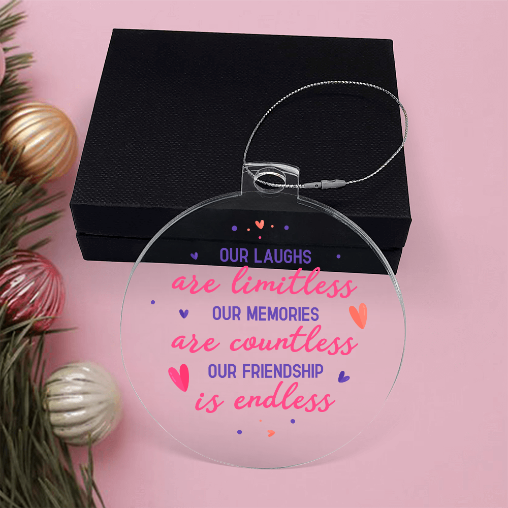 Acrylic Bulb Ornament Keepsake Gift