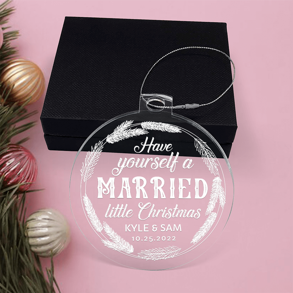 Acrylic Bulb Ornament Keepsake Gift