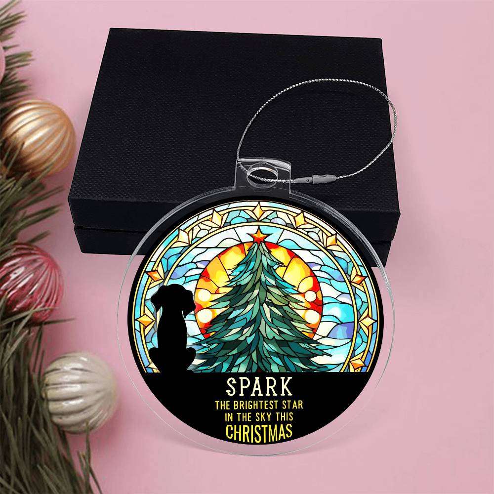 Acrylic Bulb Ornament Keepsake Gift