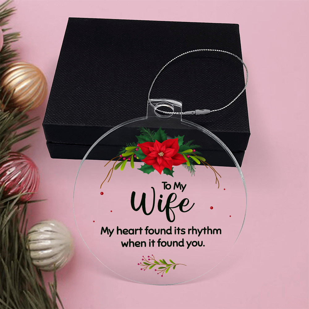Acrylic Bulb Ornament Keepsake Gift