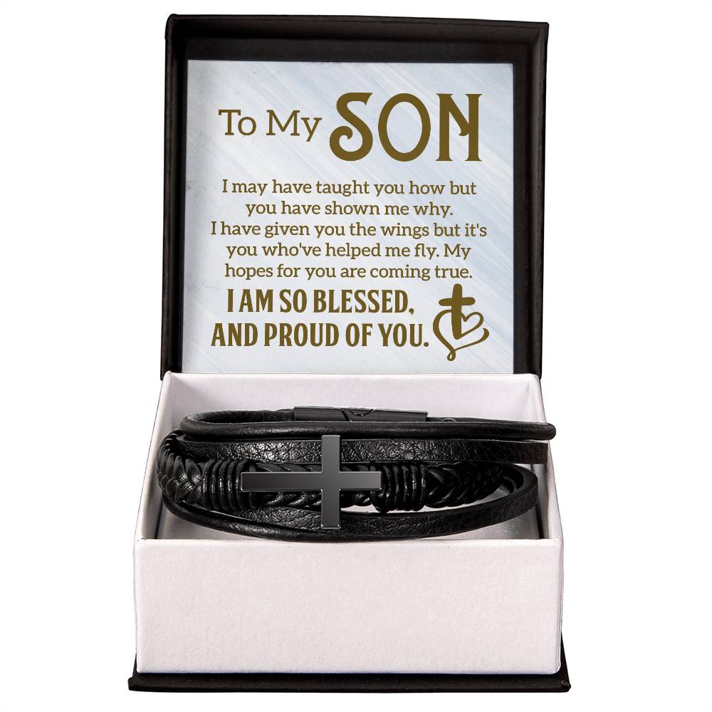 Men's Cross Bracelet