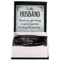 To My Husband Men's Cross Bracelet