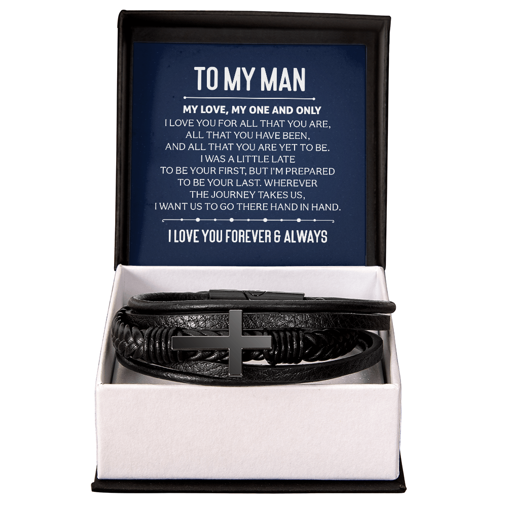 Men's Cross Bracelet