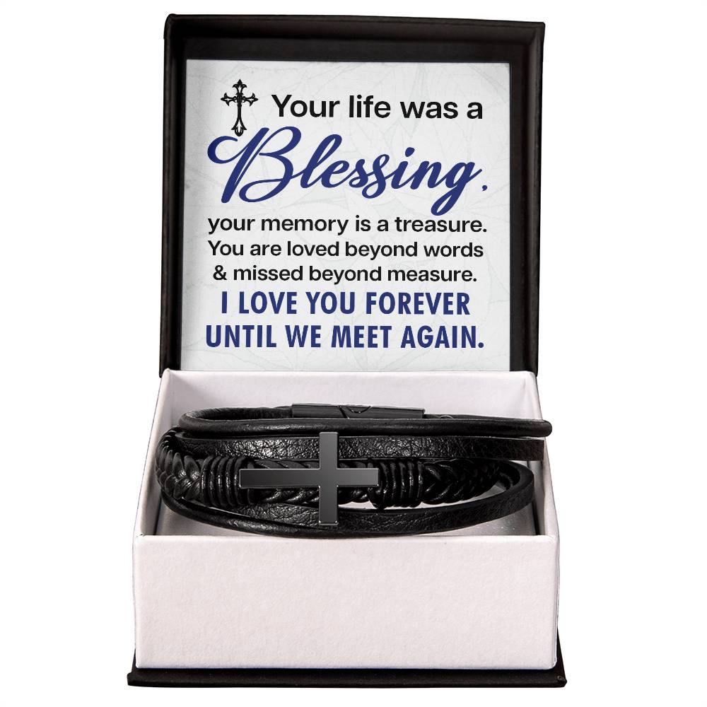 Men's Cross Bracelet