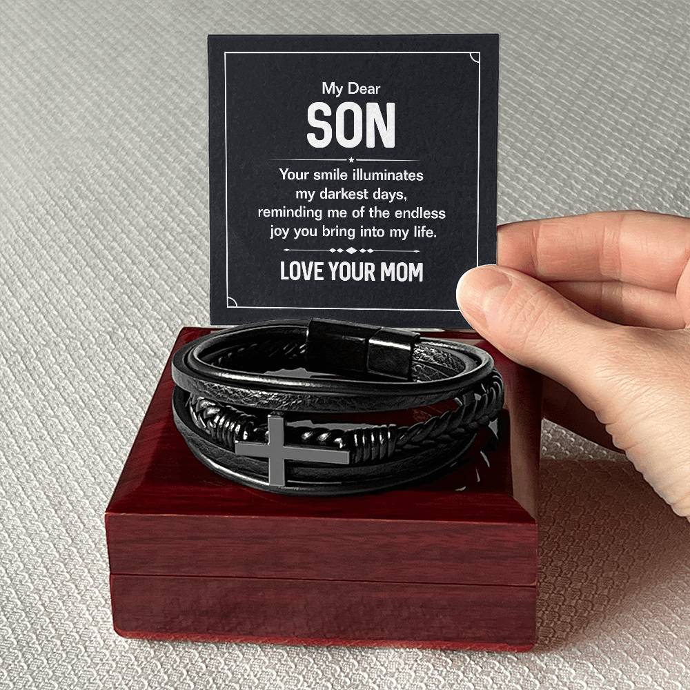Men's Cross Bracelet