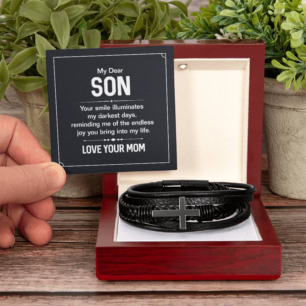 Men's Cross Bracelet