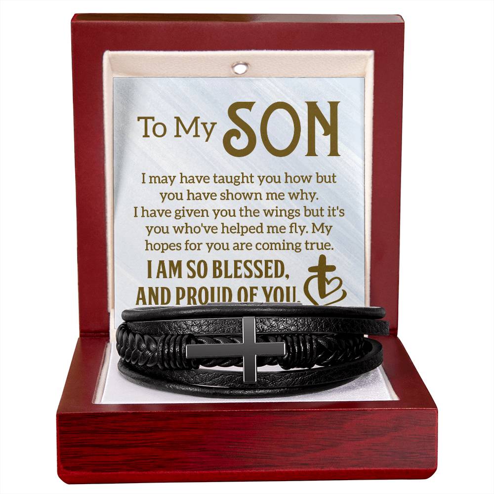 Men's Cross Bracelet