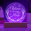 Engraved Acrylic Circle Plaque