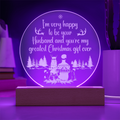 Engraved Acrylic Circle Plaque