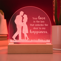 Engraved Acrylic Dome Plaque