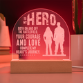 Engraved Acrylic Dome Plaque