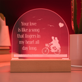 Engraved Acrylic Dome Plaque