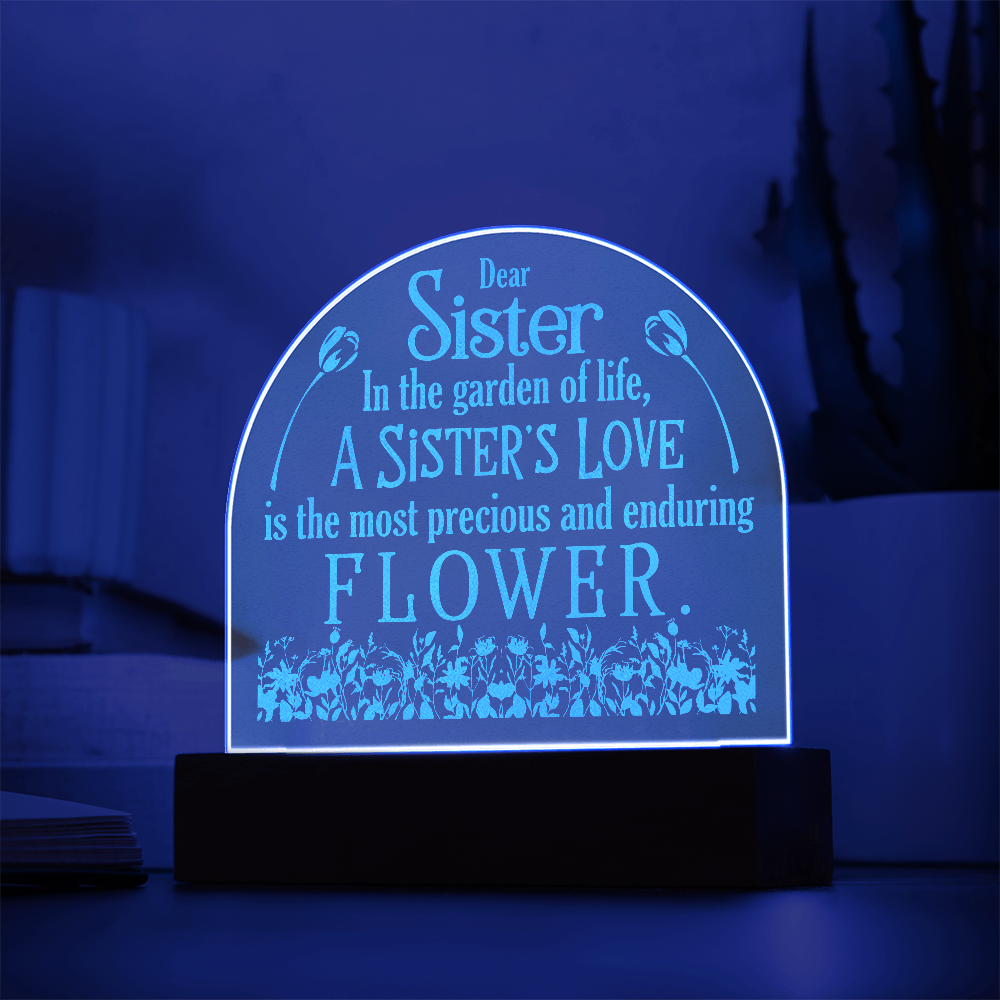 Engraved Acrylic Dome Plaque