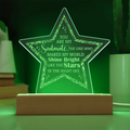 Engraved Acrylic Star Plaque
