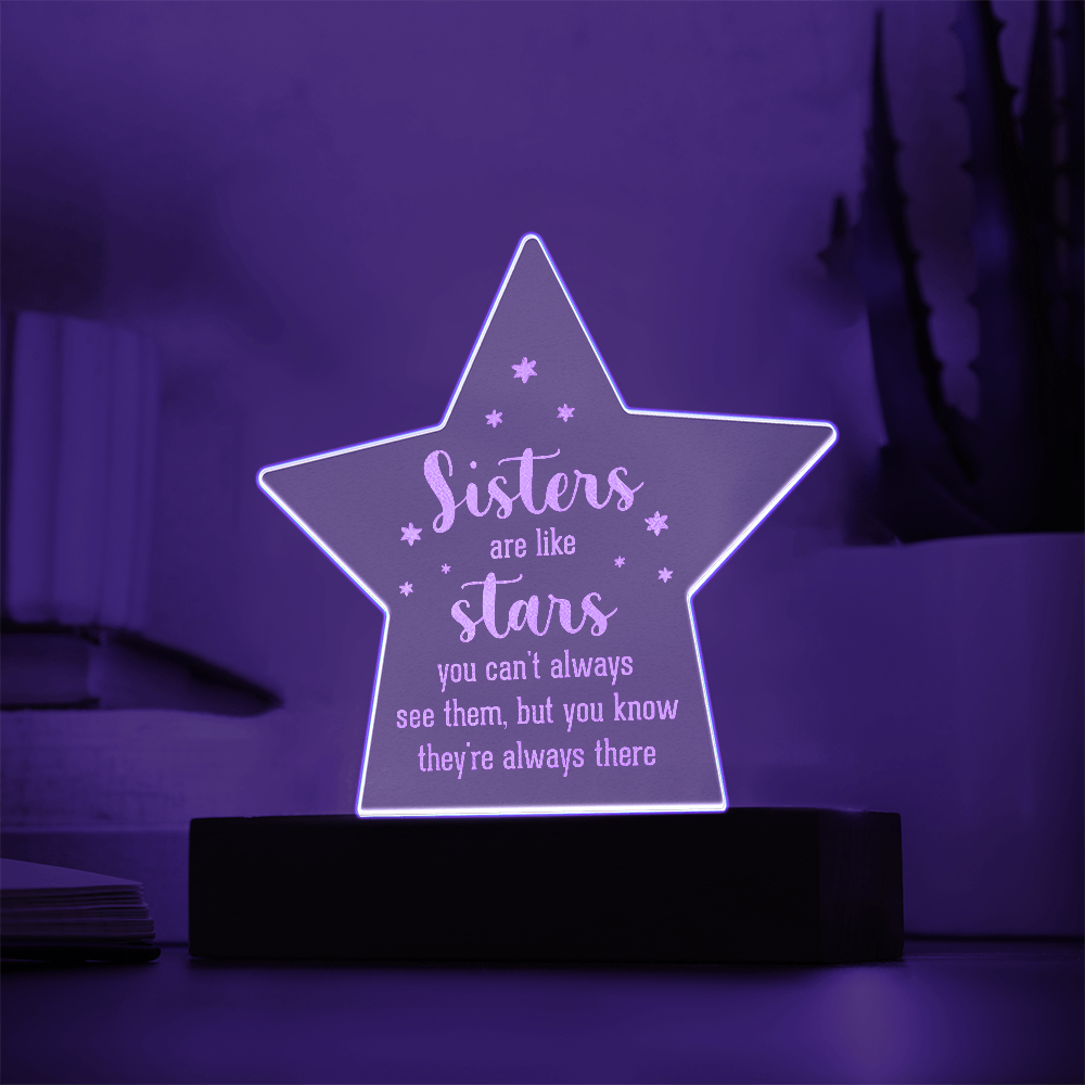Engraved Acrylic Star Plaque