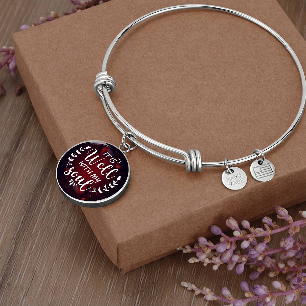 It Is Well With My Soul Circle Bangle
