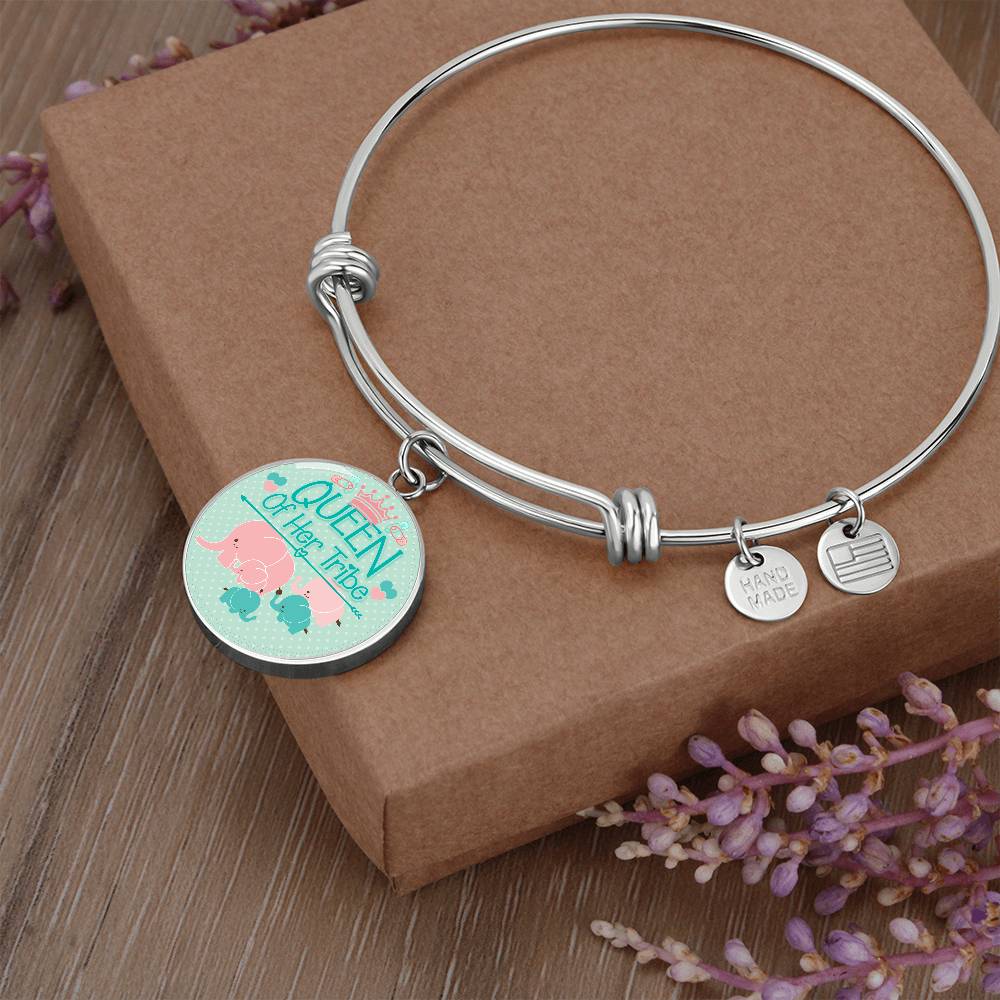 Queen of Her Tribe Circle Bangle