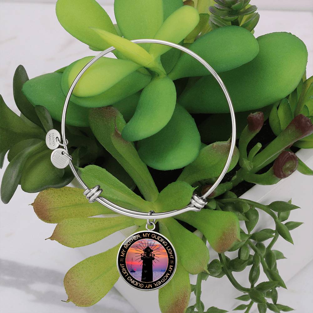 My Mother My Guiding Light Circle Bangle