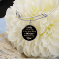 One Year Down Forever to Go Anniversary Circle Bangle