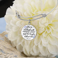She Is Clothed With Strength and Dignity Proverbs 31:25 Circle Bangle