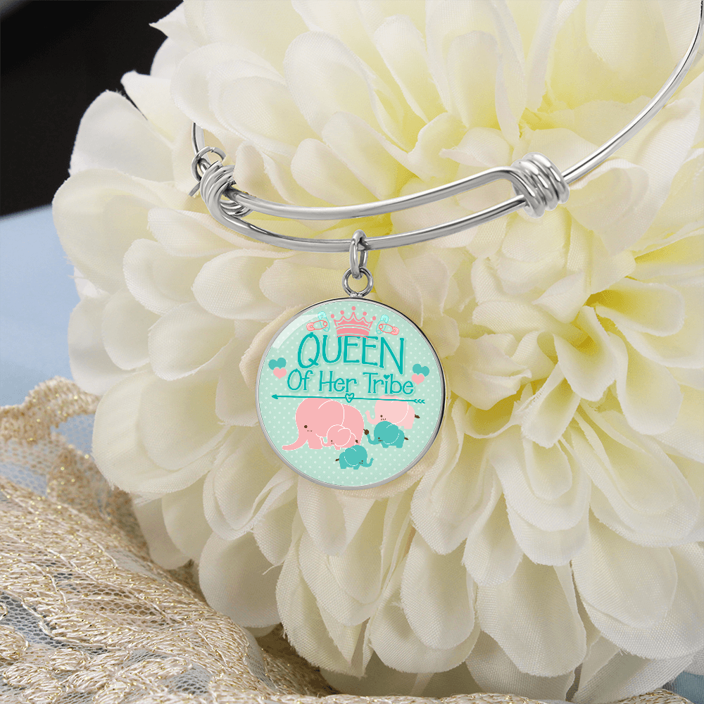 Queen of Her Tribe Circle Bangle