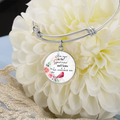 His Eye on the Sparrow He Watches Me Circle Bangle