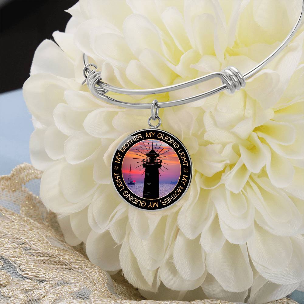 My Mother My Guiding Light Circle Bangle