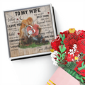 To My Wife Forever Love Necklace & Sweetest Devotion Flower Bouquet