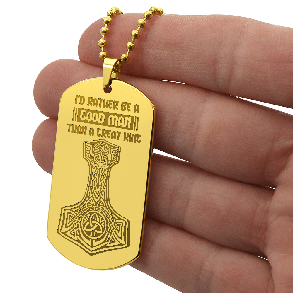 Dog Tag Necklace - Engraved