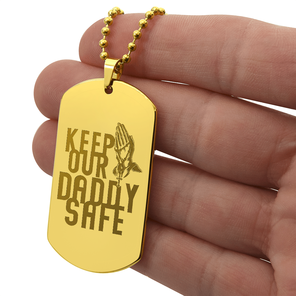 Dog Tag Necklace - Engraved